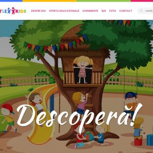 Grădinița Little Kids - web design