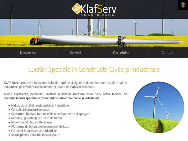 Klaf Serv - web design